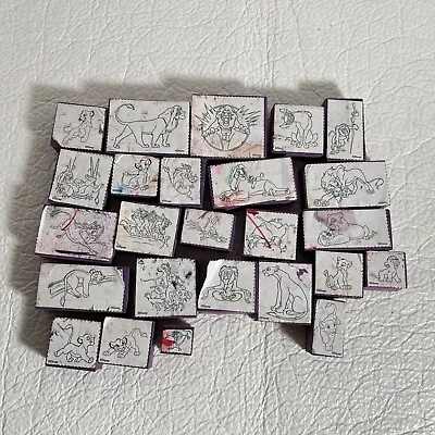 Disney Lion King Foam Rubber Stamps Lot Of 25 • $15