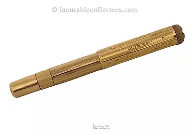 RARE MONTBLANC N 2 OCTAGONAL CLIP GOLD FOUNTAIN PEN 1930 Germany • $2500