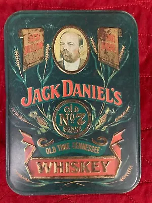 Vintage Jack Daniels Old No. 7 Whiskey Tin Box Made In England • $14.99