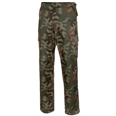 £29.95 • Buy MFH US BDU Combat Trousers Mens Hiking Trekking Military Polish Woodland Camo