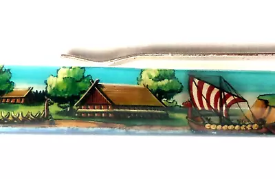 Danmark Floaty Pen Moving Denmark Danish Sailboat Floater Vintage • $23.99