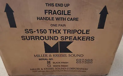 *NEW* Miller And Kreisel M&K SS-150 THX Speakers Black *Pristine* • $1250