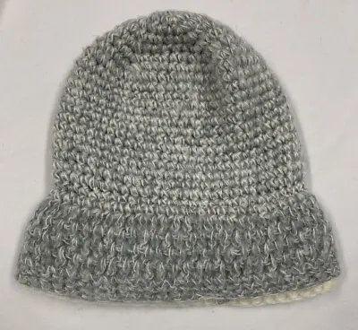 Betmar Gray White Knit Bucket Hat Cap Japan Women's ONE SIZE • $13.29