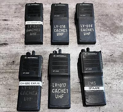 Lot Of 6 Used Motorola MT2000 UHF Radio 48CH No Battery A3 • $139.99