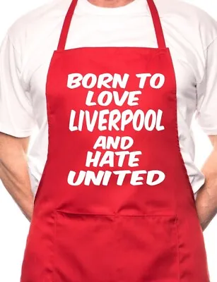 £9.99 • Buy Love Liverpool Hate Man Utd Football BBQ Cooking Funny Novelty Apron
