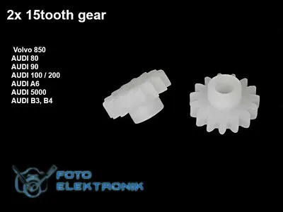 2x 15 Tooth Odometer Gear Speedometer For VDO Volvo 850 Audi 80 B3 B4 • $14.90