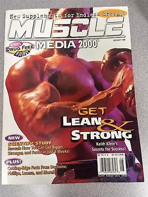 MUSCLE MEDIA Bodybuilding Magazine LEAN & STRONG ISSUE 8-96 • $6.49