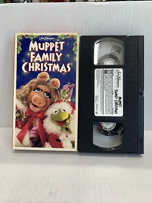 Muppet Family Christmas VHS Jim Henson 1987 TV Movie Classic Holiday 80's RARE • $13.99