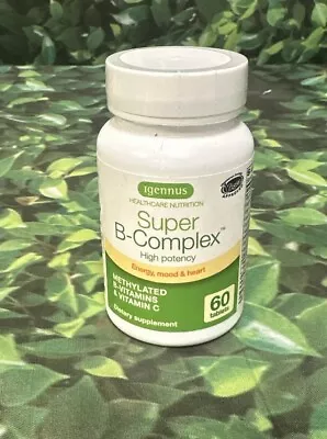 Super B-Complex – Methylated Sustained Release B Complex & Vitamin C Folate 8/24 • $12.99