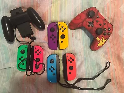 Nintendo Switch Joycons X3 And Wired Controller ++ - Please See Description • $60