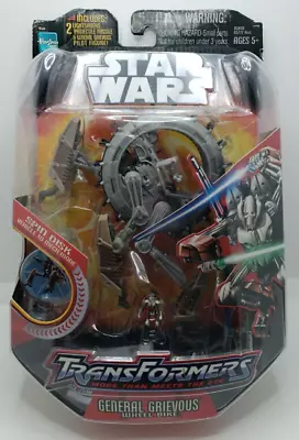 Hasbro Star Wars Transformers General Grievous Wheel Bike Action Figure Toy 2005 • $41.95