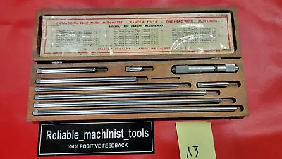 Starrett Inside Micrometer Model 823d Range 4-32 Inch Machinist Tools A3 • $349