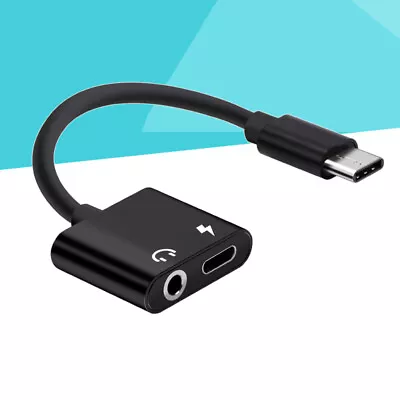  2 In Type-c Adapter Cable To Mm Headphone And Charging Audio Earphone • £11.39