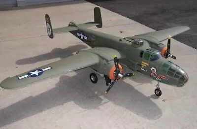 B-25 Mitchell HUGE 101  WS RC Airplane Laser Cut Balsa Ply & Short Kit W Plans • $538.99