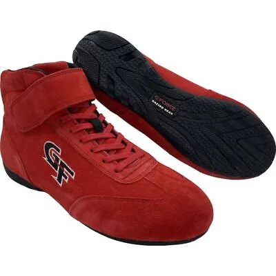 G-Force 40235095RD Race Driving Shoes Mid-Top Red Men's Size 9 1/2 Pair NEW • $123.87