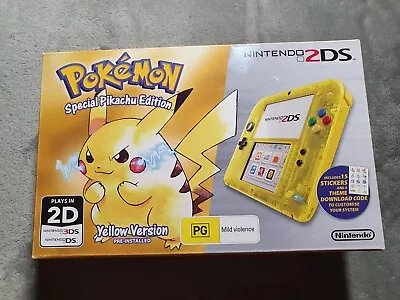 Nintendo 2DS Pokemon Yellow Special Pikachu Edition New & Unused • $950