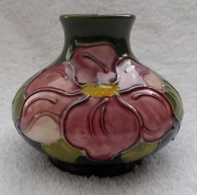 Vtg. 3  Moorcroft Small Vase Anemone Pattern • $95.99