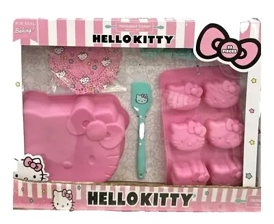 Hello Kitty Deluxe Cake & Cupcake Baking Set (23 Pieces) Brand New Limit Edition • £28.93