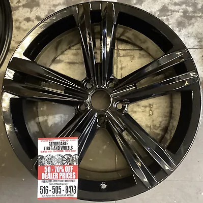 Volkswagen Tiguan 2019 70050 OEM Wheel Rim 19 X 8.5 Gloss Black • $315