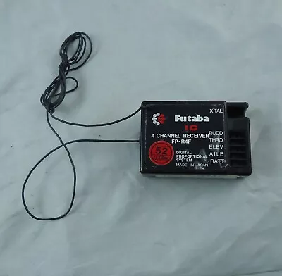 Vintage 75Mhz Futaba G Plug FP-R4F AM 4-Channel Receiver • $22.49