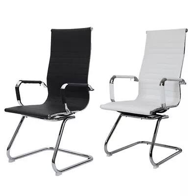 Z Shaped Office Chair Executive Managerial High Back Padded Seat Dining Chairs • £159.95