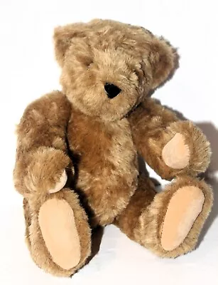 VERMONT TEDDY BEAR CO. Collectible 16” Plush DOLL Light Brown Fully Jointed 2011 • $8.50