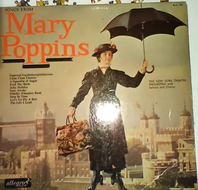 Songs From Mary Poppins Film The New York Theatre Orchestra 12  LP Record  • £15