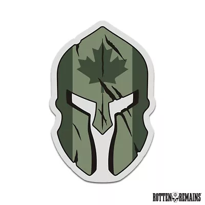 Canada OD Olive Spartan Sticker Decal Canadian Military Armed Forces V3 Flag M1r • $8.99