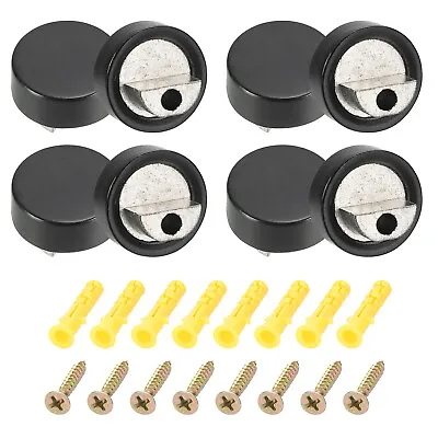 Mirror Holders Clips 8Pcs Mirror Mounting Clips For 6-7mm Glass(20mm Black) • £12.64