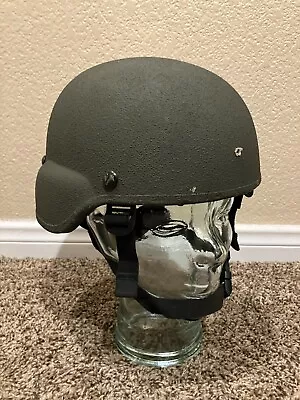 Large Gentex TBH-I Tactical Ballistic Helmet With Pads And MSA Retention System  • $330