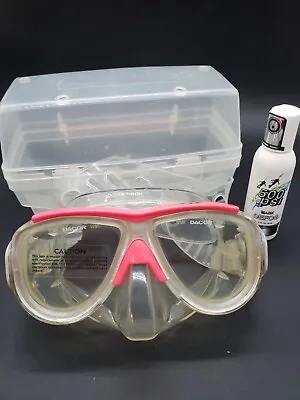 Dacor Tempered Lens Scuba Goggles With Mask Defog And Case NOS • $39.99