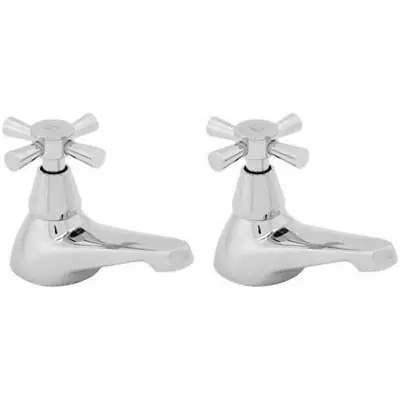 Deva Milan Traditional Bath Taps Pair - Chrome • £45.95