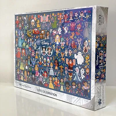 Disney CUTE CELEBRATION Puzzle Decoration Collage 1000 Piece Puzzle EPOCH 97-701 • $65.78