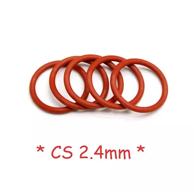 £1.55 • Buy Silicone Rubber O Rings Metric Food Grade 2.4mm Cross Section 8mm-70mm OD