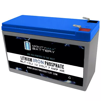 Mighty Max 12V 7AH Lithium Replacement Battery For Bruno LT Stairlift SRE-2750 • $42.99