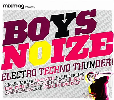 Boys Noize Electro Techno Thunder! Mixmag CD Mixed 2009 • £1