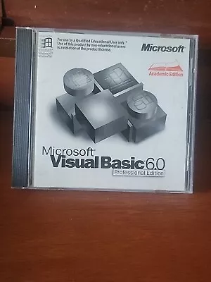 (E596) Microsoft Visual Basic 6.0 Professional Windows  • $75