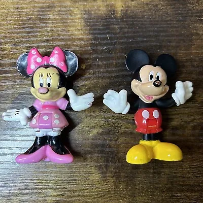 Disney Figures Mickey And Minnie Mouse Toy Lot Cake Toppers • $9.26