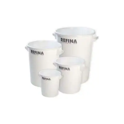 Refina Large White Plastering Rendering Plaster Mixing Bucket - Heavy Duty Tub • £29.95