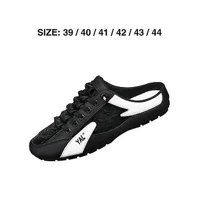 Men Slip On Mule Sneakers Casual Sports Shoes Loafers Fashion Lace Up Shoes Men • £23.46