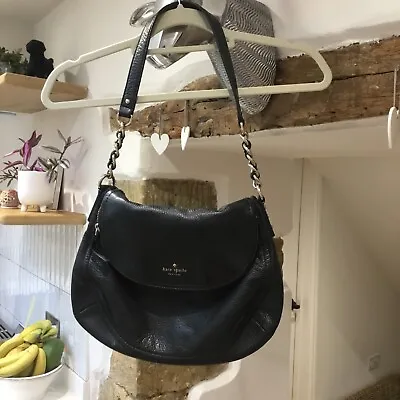 Vintage Kate Spade Black Leather Handbag • £35