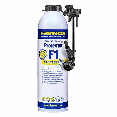 Fernox Central Heating Protector F1 Express 400ml Limescale Corrosion Inhibitor • £23.99