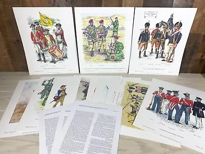 Lot Of 12 Company Of Military Historians Plates Prints 845-856 (14 X11 ) • $39.99