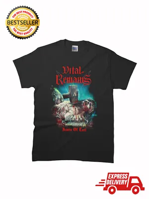 New Limited Vital Remains - Icons Of Evil Classic T-Shirt Man Woman S-5XL • $18.99