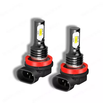 LED Fog Light Bulbs H8/H11 Fog Light Bulb White 6500K High Power DRL Lamps • $9.99