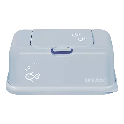 Wipes Dispenser Baby Wipes Box Funkybox Blue Fish Bambino Essentials • $24.95