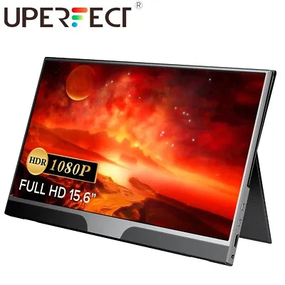 $111.86 • Buy Portable Monitor 15.6 Inch 1080P USB-C Computer Screen For Laptop PC PS4 Xbox