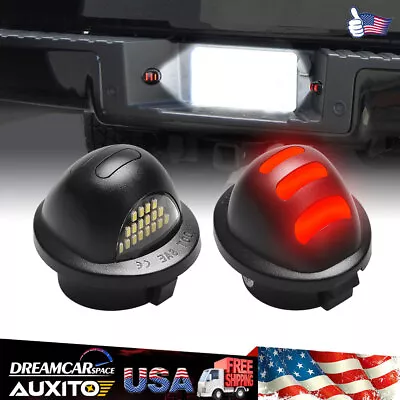 2x LED License Plate Light Tail Assembly Lamp For 1990-2014 Ford F150 F250 F350 • $14.99