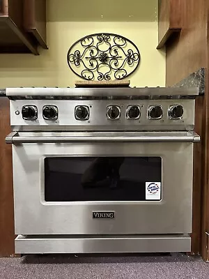 Viking Open Box 36 5 Series Dual Fuel Range With Griddle - VDR5364GSS • $1