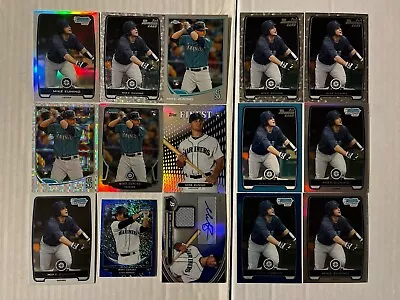 Mike Zunino 2012 Bowman Chrome 15 Card Rookie Lot Platinum Refractor Auto Topps • $14.99